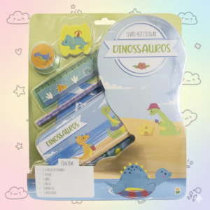 Kit escolar Dinossauro