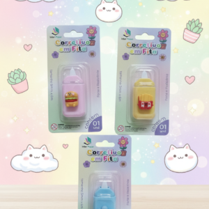 Corretivo em fita divertido