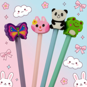 Borracha Escolar Ponteira Divertida