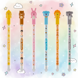 Caneta CIS Apagável Fantasia ZOO