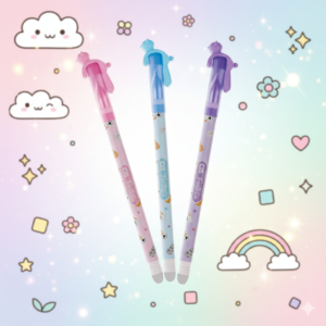 Caneta CIS Apagável Fantasia Gato