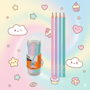 Lápis Grafite HB Tons Pastéis