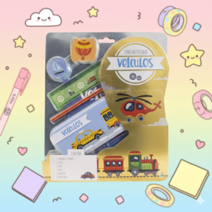 Kit escolar Veículos