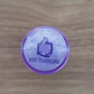 Carimbo Autotintado Pedagógico (Bom trabalho - roxo)