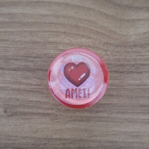 Carimbo Autotintado Pedagógico (Amei - vermelho)